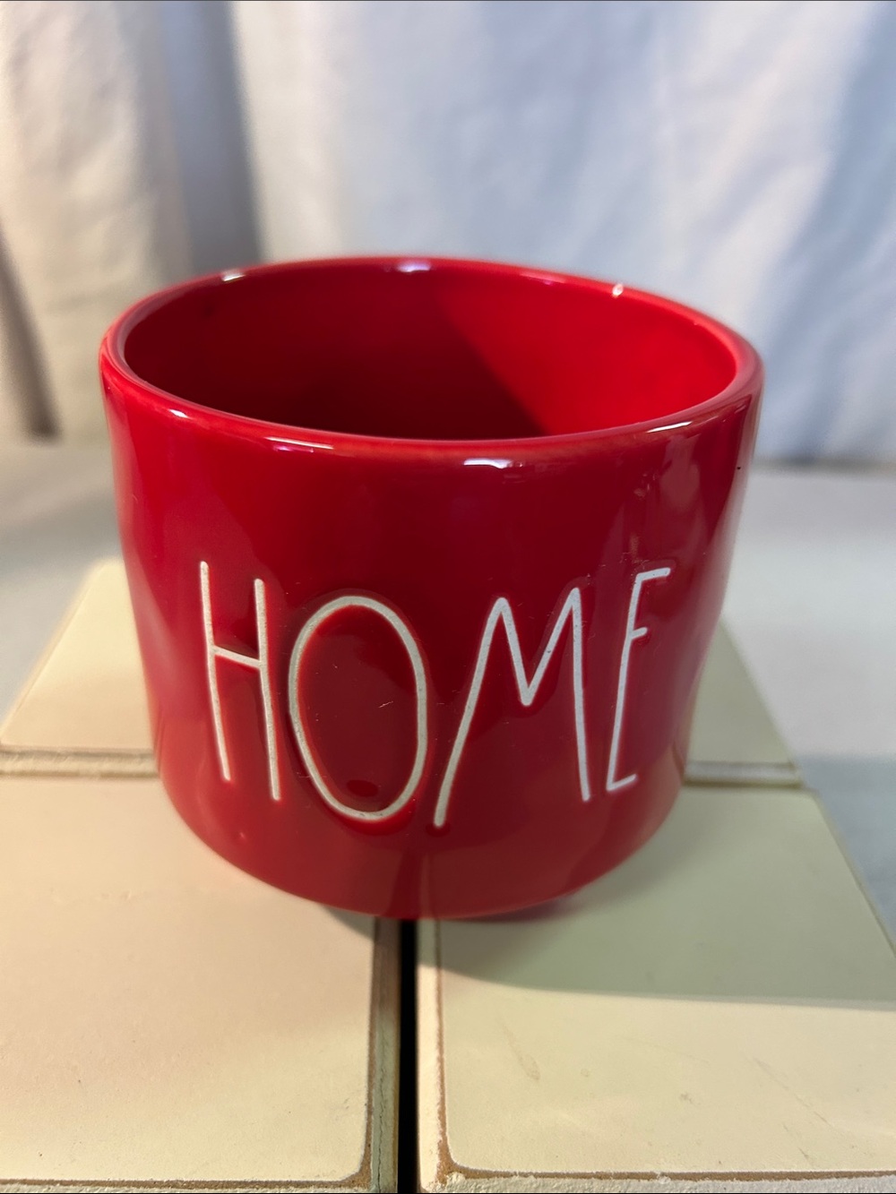 Rae Dunn Red Ceramic 'HOME' Mug